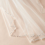 Julia Crystal Beaded Veil