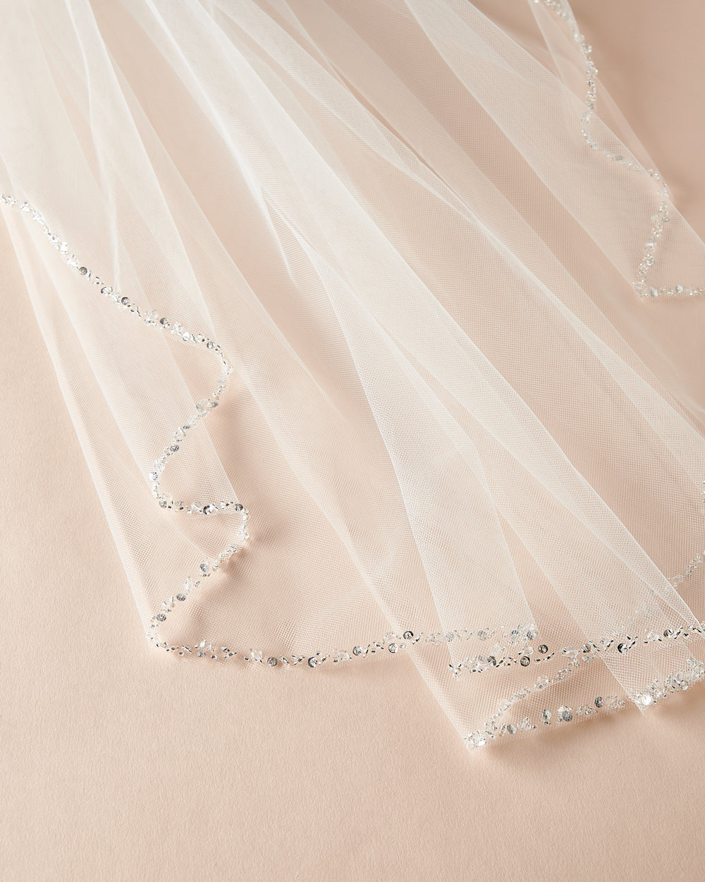 Julia' cathedral bridal veil with pearls – Bridal Caprice Boutique