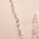 Delicate Crystal Beaded Veil