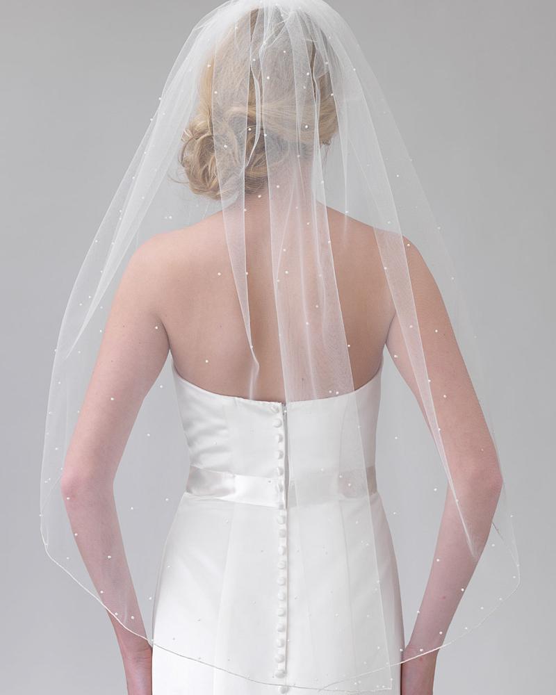 Scattered Pearl Veil V009 – Bridal Closet