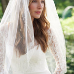 Scattered Pearl Bridal Veil