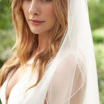 2 Layer Pearl Beaded Veil