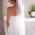 Beaded Ivory Veil