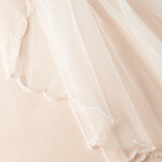 Beaded Scalloped Edge Veil