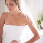 Beaded Edge Bridal Wedding Veil