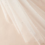 Scattered rhinestone veil