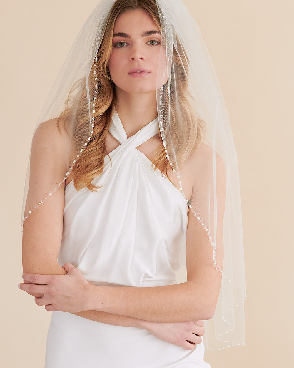 Pearl Wedding Veil